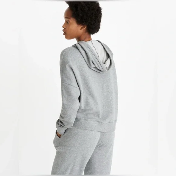 Madewell Women’s Warmup French Terry Hoodie in Grey Size M - Picture 2 of 6